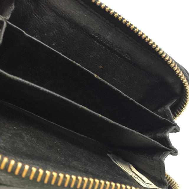 Bottega Veneta(ボッテガヴェネタ)のボッテガヴェネタ イントレチャート 黒レザー コインパース コインケース レディースのファッション小物(財布)の商品写真
