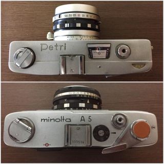 Petri/ペトリ7s ＋ Minolta/ミノルタA5 （動作品）