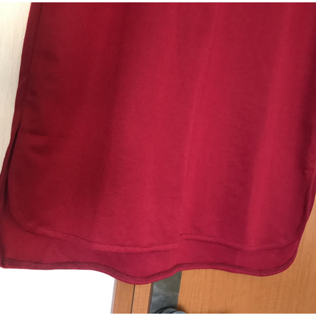 w closet(ダブルクローゼット)のオーバーTｼｬﾂ 赤 メンズのトップス(Tシャツ/カットソー(半袖/袖なし))の商品写真