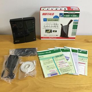 バッファロー(Buffalo)の【値下げ】BUFFALO 無線LANルーター WZR-600DHP(PC周辺機器)