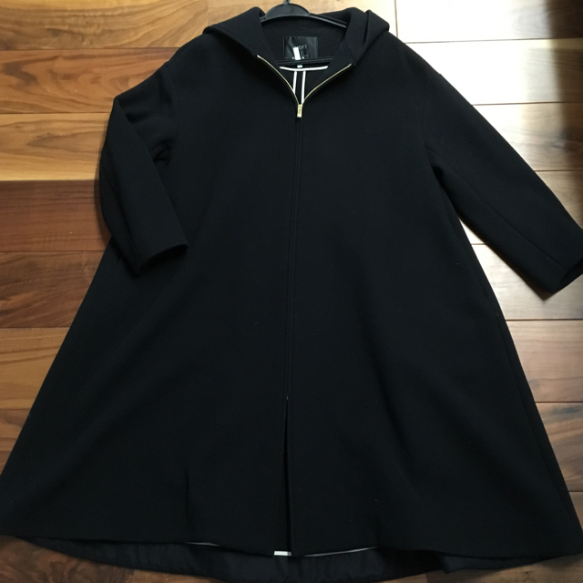 yori Aラインフードコート 黒 38の通販 by すば|ラクマ yori Aラインフードコート 黒 38の通販 by すば|ラクマ