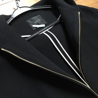 yori Aラインフードコート 黒 38の通販 by すば|ラクマ