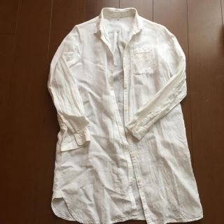 ムジルシリョウヒン(MUJI (無印良品))のリネン シャツワンピース(シャツ/ブラウス(長袖/七分))