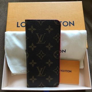 ルイヴィトン(LOUIS VUITTON)のルイヴィトン  iPhone8＋ フォリオ(iPhoneケース)