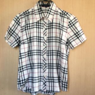 バーバリー(BURBERRY)のバーバリー レディース Ｌサイズ 半袖 ブラウス(シャツ/ブラウス(半袖/袖なし))