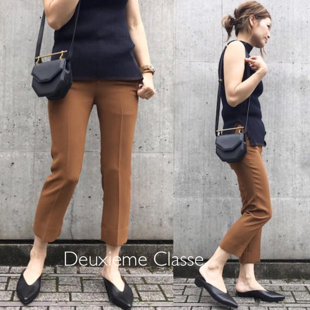 Deuxieme Classe⭐️ドゥーズィエムクラス、トリアセクロップドパンツ