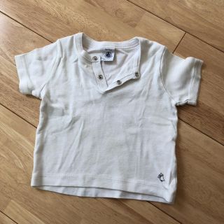 プチバトー(PETIT BATEAU)のプチバトー ヘンリーネック TEE(Ｔシャツ)