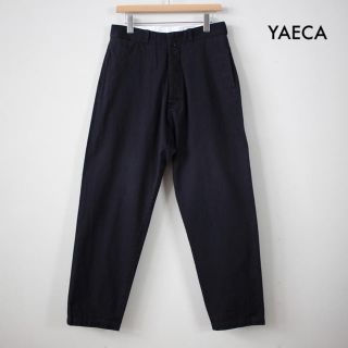 ヤエカ(YAECA)の【値下げ】新品 ヤエカ YAECA チノクロスパンツ ワイドテーパードパンツ(チノパン)