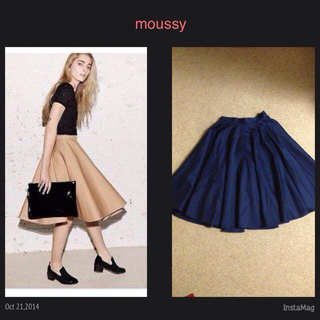 マウジー(moussy)のmoussy♡サーキュラーsk(ひざ丈スカート)