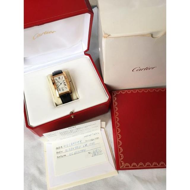 Cartier(カルティエ)のJIMICHI様 カルティエ タンクアメリカン LM メンズ メンズの時計(腕時計(アナログ))の商品写真