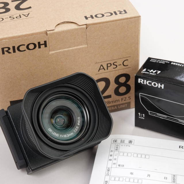 RICOH(リコー)のリコー GR LENS A12 28mm GXR用 スマホ/家電/カメラのカメラ(レンズ(単焦点))の商品写真