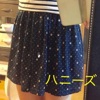 ハニーズ(HONEYS)のネイビー　ショートパンツ、ズボン、短パン、かわいい、ハニーズ、honeys 花(ショートパンツ)