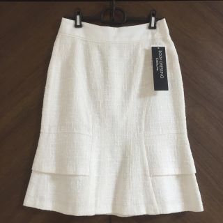 ボディドレッシングデラックス(BODY DRESSING Deluxe)のお値下げ 新品☆定価18,000☆ ツィードスカート(ひざ丈スカート)