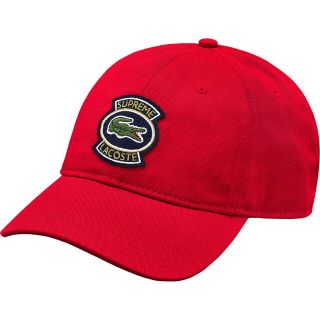 シュプリーム(Supreme)のLacoste Twill 6-Panel Red(キャップ)