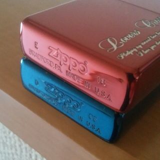 ジッポー(ZIPPO)のZippo　【こっちゃん様専用】ラバークロス　赤(タバコグッズ)