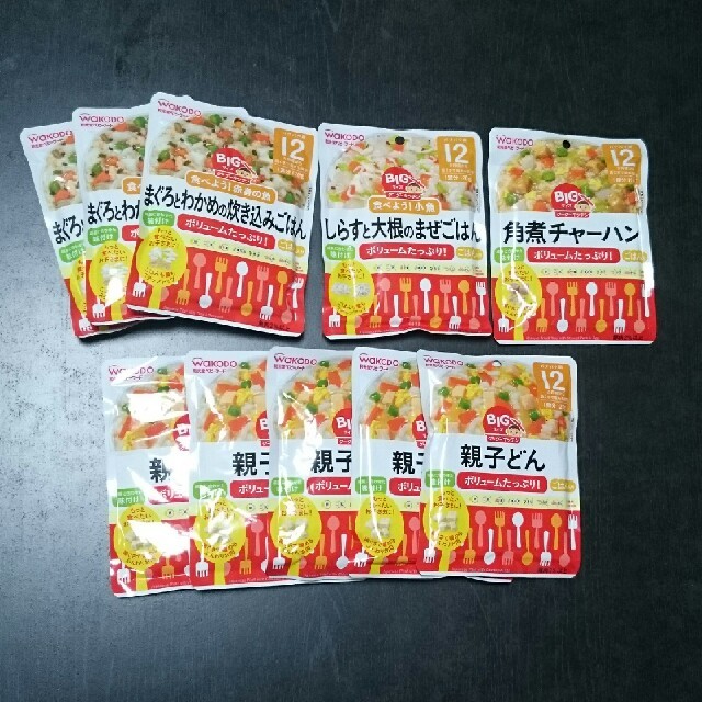 ベビーフード　離乳食　10個セット　パウチ キッズ/ベビー/マタニティの授乳/お食事用品(その他)の商品写真