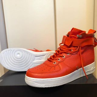 ナイキ(NIKE)のNIKE SF AF1 MID TEAM ORANGE 27.5(スニーカー)