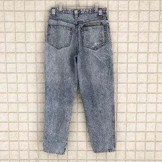 【ヴィンテージ】テーパード ケミカルウォッシュジーンズ usedBM13