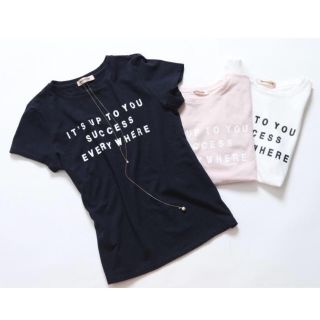 アプワイザーリッシェ(Apuweiser-riche)の新品☆アプワイザーリッシェ ノベルティ Ｔシャツ&パールロングネックレス(Tシャツ(半袖/袖なし))