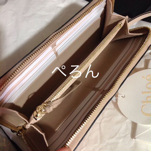 【正規品】CHLOE クロエ ALPHABET Cチャーム付き 長財布