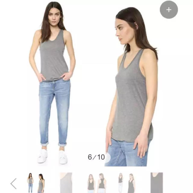 Alexander Wang(アレキサンダーワン)のt by Alexander Wang/タンクトップTシャツ レディースのトップス(Tシャツ(半袖/袖なし))の商品写真