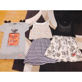 ザラキッズ(ZARA KIDS)のブランド120夏物ワンピース3点まとめ売り美品(ワンピース)