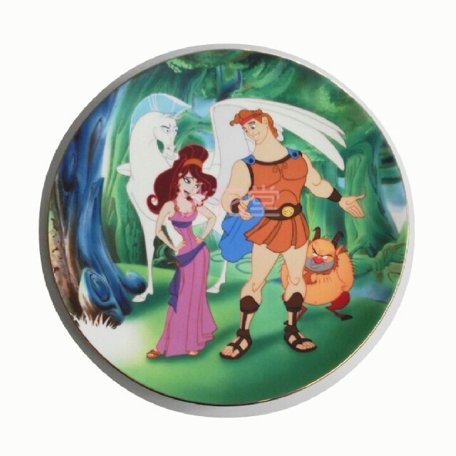 色々な 限定 ストア ディズニー イギリス - Disney ヘラクレス 絵皿 陶器 プレート ポーセリン キャラクターグッズ