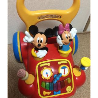 ディズニー(Disney)ののん様★ディズニー あっちこっちウォーカー 歩行器(手押し車/カタカタ)