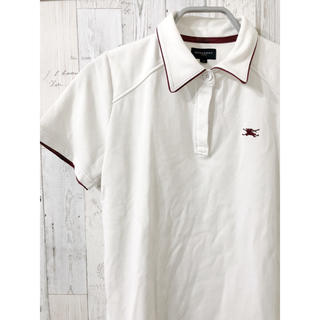 バーバリー(BURBERRY)のBurberry Golf ポロシャツ  ロゴ刺繍 半袖(ポロシャツ)