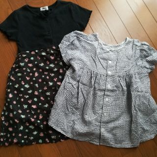 ニットプランナー(KP)のKP  メゾピアノ Tシャツ　ワンピース　130　女の子　(ワンピース)