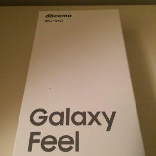 エヌティティドコモ(NTTdocomo)のdocomo Galaxyfeel SC-04J 黒 新品 SIMロック解除済(スマートフォン本体)