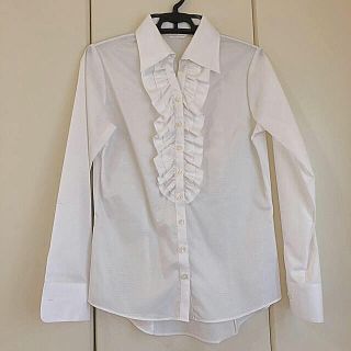 アオヤマ(青山)の洋服の青山 ワイシャツ フリル(シャツ/ブラウス(長袖/七分))