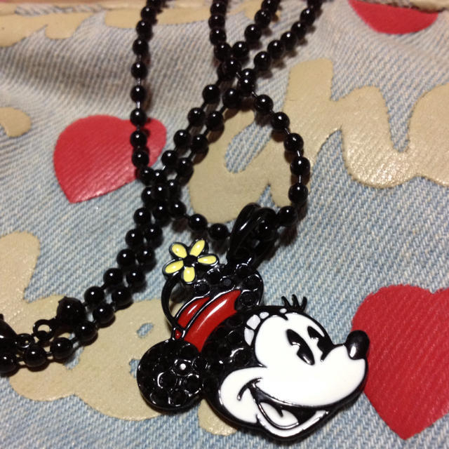 Disney(ディズニー)のMinnie⋈*ミニー⋈*ネックレス レディースのアクセサリー(ネックレス)の商品写真