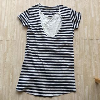 ムジルシリョウヒン(MUJI (無印良品))の無印良品 マタニティ授乳Tシャツ MーL(マタニティウェア)