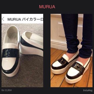 ムルーア(MURUA)のMURUA バイカラー ローファー(ローファー/革靴)