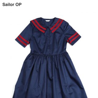 ミルク(MILK)のセーラーOP♡新品(ひざ丈ワンピース)