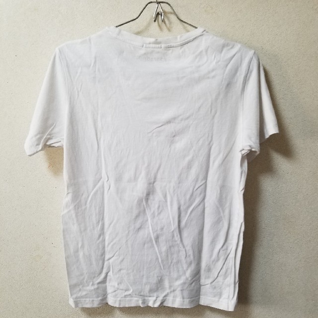 GU(ジーユー)のgu  Tシャツ　白　メンズS  　古着 メンズのトップス(Tシャツ/カットソー(半袖/袖なし))の商品写真