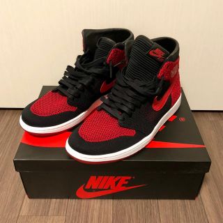 ナイキ(NIKE)のNikeAirJordan1RetroHiFlyknit ブレッド 28.5cm(スニーカー)