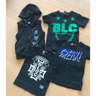 ラッドカスタム(RAD CUSTOM)のBLOK&ラッドカスタム100cm4枚セット(Tシャツ/カットソー)