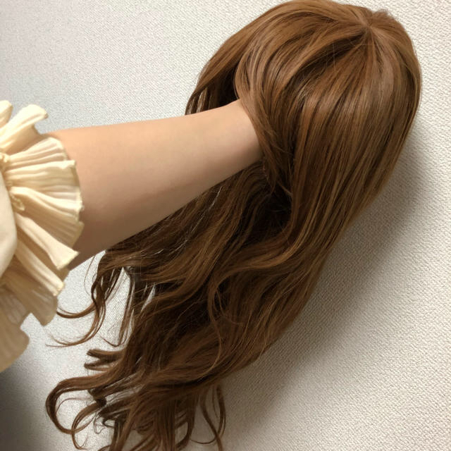 NAVANA WIG(ナバーナウィッグ)のNAVANA WIG ［新品未使用］前髪あり ロング ブラウン レディースのウィッグ/エクステ(ロングカール)の商品写真