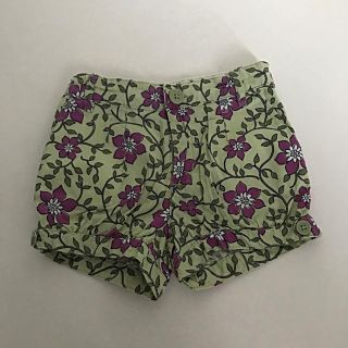 ベビーギャップ(babyGAP)の100 gap 花柄 ショートパンツ グリーン 女の子(パンツ/スパッツ)