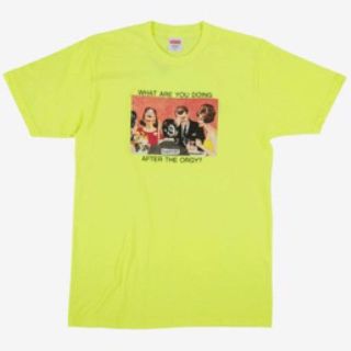 シュプリーム(Supreme)のM supreme orgy tee tシャツ ライム イエロー(その他)