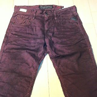 リプレイ(Replay)の★リプレイ・REPLAY★カラーデニムスリム新品★ワインレッド★Size２９★(デニム/ジーンズ)