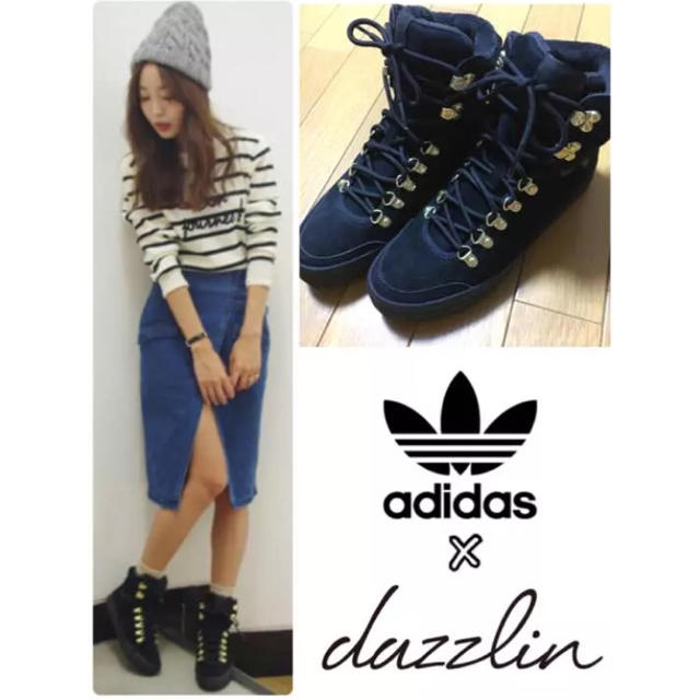 adidas(アディダス)の♡新品♡【dazzlin×adidas♡限定品】ハイカット スニーカー ♡ レディースの靴/シューズ(スニーカー)の商品写真