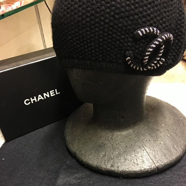 CHANEL(シャネル)のCHANELベレー帽美品 レディースの帽子(ハンチング/ベレー帽)の商品写真