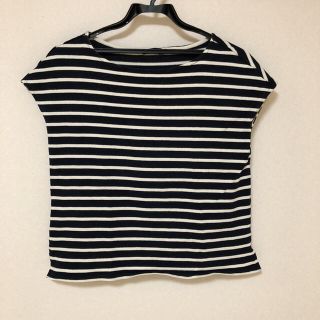 プチバトー(PETIT BATEAU)のPETIT BATEAU ボーダーフレンチスリーブ(Tシャツ(半袖/袖なし))