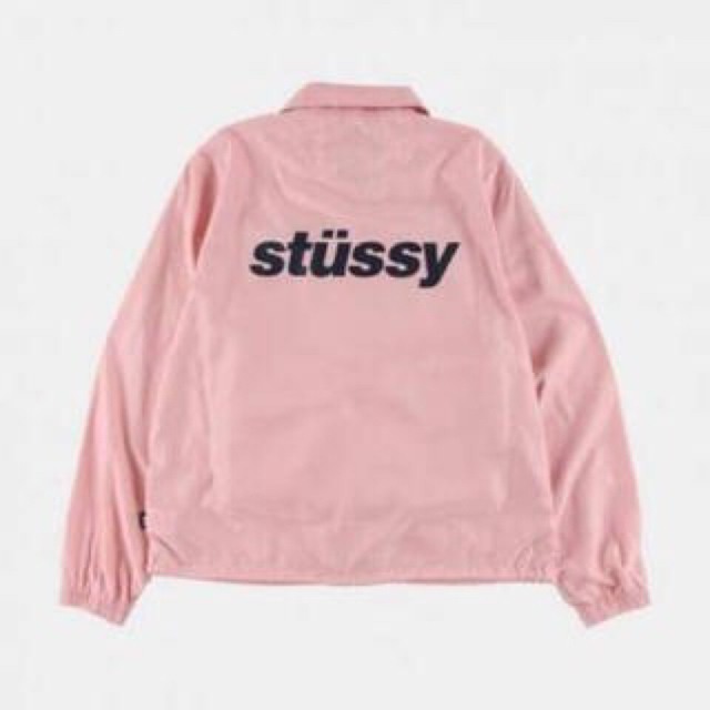 Stussy Stussy コーチジャケット ピンクの通販 By Parunrun S Shop ステューシーならラクマ