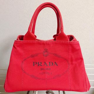 プラダ(PRADA)の【しょうこ様 専用】プラダ カナパ  トート ロッソ M(トートバッグ)