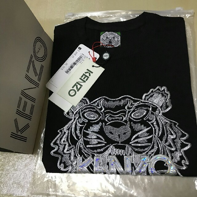 刺繍　KENZO ケンゾ　tシャツ　ブラック