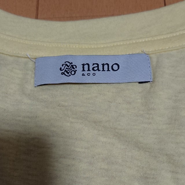 nano・universe(ナノユニバース)のnano・universe カラーネップVネックTシャツ レディースのトップス(Tシャツ(半袖/袖なし))の商品写真